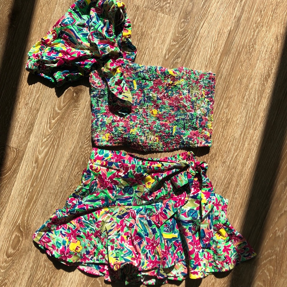 Summer two piece Zara set.